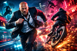 Jason Statham Stole My Bike: la svolta meta-action di Statham con David Leitch. Budget, EFM e perché potrebbe funzionare